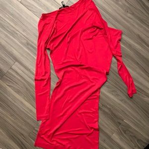 BCBGMAXAZRIA Leena Red Dress